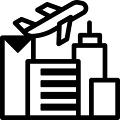 Airplane Journey Icon