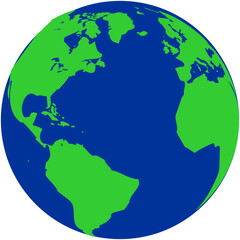 Obraz premium vector a globe maps world
