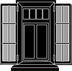 frame windows vector