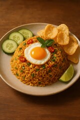 Golden-Fried Rice with Sunny-Side Up Egg