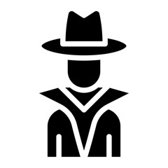 Vector Design Criminal Icon Style