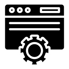 Vector Design Web Optimization Icon Style