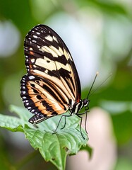 Butterfly on leaf (2)