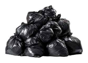 Waste management solutions urban area cleanliness ground level isolated on transparent background