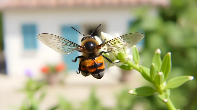 Bombyle modeste (villa modesta)