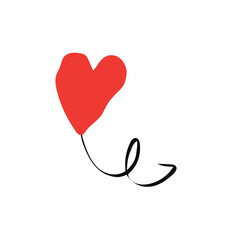 Illustration “Heart-shaped ball”