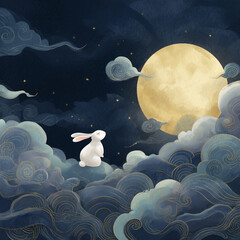 Mid-Autumn Festival, Chinese festival, moon, rabbit