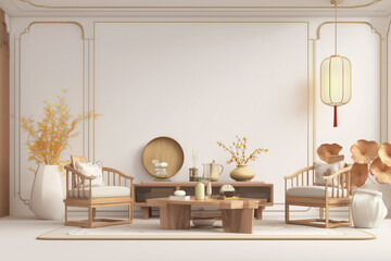Modern Chinese interior design; Fashion smart home;