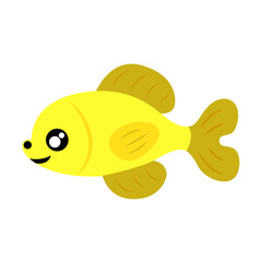Yellowfish Vector Illustration