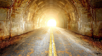 Obraz premium tunnel in the city