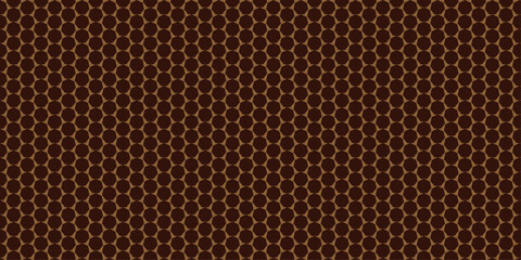 A textured pattern of dark metallic mesh, seamless and industrial, creates a rust-colored grid background