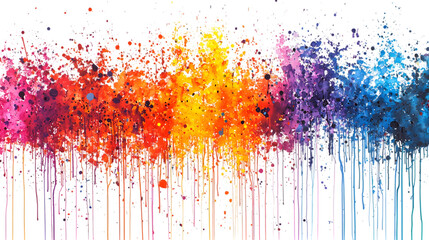 Vibrant Colorful Abstract Shapes and Loops in Dynamic Geometric isolated on a transparent background