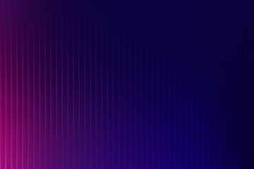 Fototapeta premium Illustration of dark abstract background with vertical lines and blue purple gradient