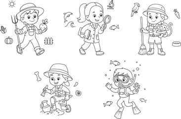 Kids Dream Jobs - Nature and Research Set