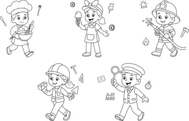 Kids Dream Jobs - Work and City Jobs Set