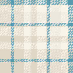 Elegant plaid pattern with soft beige and blue hues. Versatile design for backgrounds, textiles, or digital creations. Adds a classic, refined touch to any project.