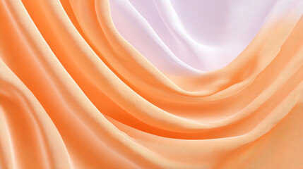 Orange and white fabric
