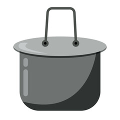 Cooking Pot Vector Illustration