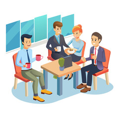 group of business people meeting