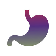 Obraz premium Creative Green Stomach Illustration for Digestive Health Promotion Campaigns