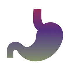 Creative Modern Stomach Illustration for Digestive Health Awareness Campaign