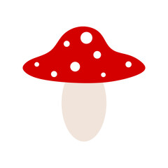 fly agaric amanita muscaria vector