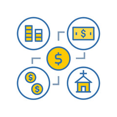 vector illustration of infographic elements with icons