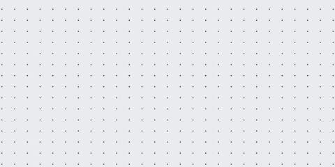 Black polka dots seamless pattern on white background. Halftone minimalist abstract background dotted modern