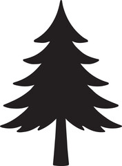 Obraz premium Stylized tree silhouette design