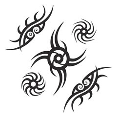 Black tribal tattoo designs on white background tribal tattoos black designs