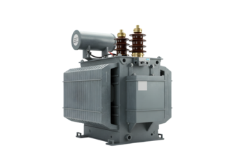 Power Distribution Transformer IndustrialGrade Electrical Equipment on transparent background