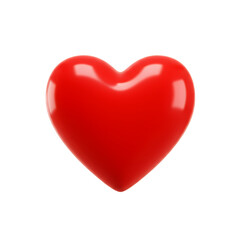 Fototapeta premium Red Heart Shape: Valentine's Day, Love Symbol, Romance Graphic