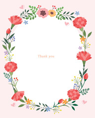 Message card images of various flowerless 