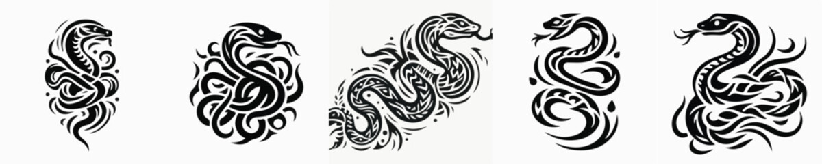 Fototapeta premium Tribal Snake
