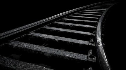 black and white roller coaster