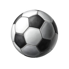 Soccer ball isolated on white background