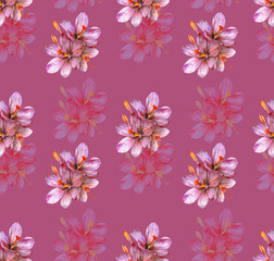 Digital design textile print floral pattern digital design boarder seamless pattern . 