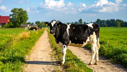 Fototapeta premium Cow in a field (4)