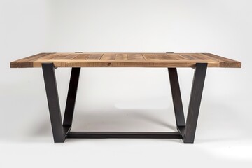 table and chairs isolated