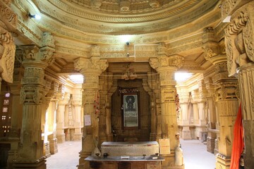 Fototapeta premium stone hindu temple in jaisalmer, india