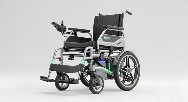 Modern electric wheelchair designed for mobility and independence with ease