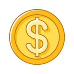 golden dollar sign
