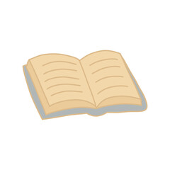 open book vector illustration