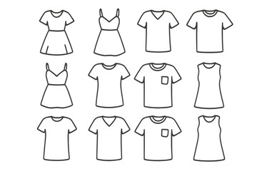 Thermometer icon set editable stroke vector collection, medical temperature symbols, healthcare, weather, digital health, web and app design, cartoon style transparent background, ordered vector pack