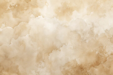 Obraz premium Aesthetic watercolor background with warm beige and white tones, creating a vintage and textured look, ideal for adding depth and character to designs