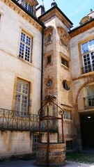 Hôtel de Vogüé, hôtel particulier du XVIIe siècle, maison ancienne typique de Dijon en Côte-d’Or France Europe