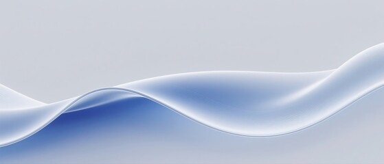Obraz premium Abstract Background with Blue Wave Lines