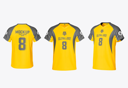 Volleyball Jersey Mockup