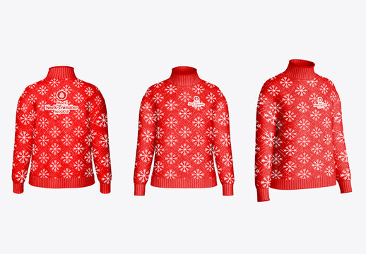 Turtleneck Sweater Mockup