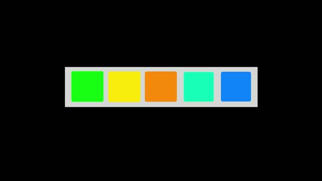 Looping green square motion graphics for technology interface and presentation visuals. Minimalist green square animation abstract background with subtle light and modern design.